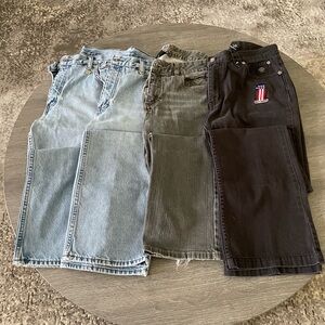 Women’s Jeans - Light Blue, Grey, and Black Denim. Harley Davidson